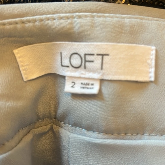 Loft sequins pants size 2 - Picture 6 of 9